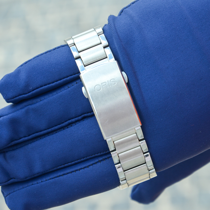 ORIS 'AQUIS DATE' 43.5MM '01 733 7789 4154-07 8 23 04PEB'