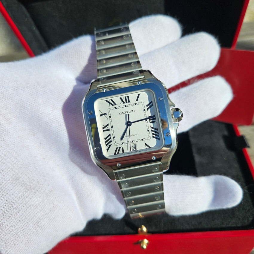 CARTIER 'SANTOS' 'LARGE' 'WSSA0018'