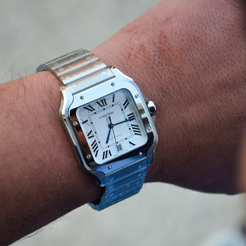 CARTIER 'SANTOS' 'LARGE' 'WSSA0018'