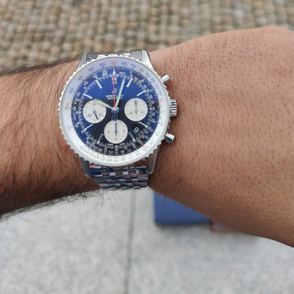 BREITLING 'NAVITIMER 1 B01 CHR' 43MM 'AB0121211B1A1'