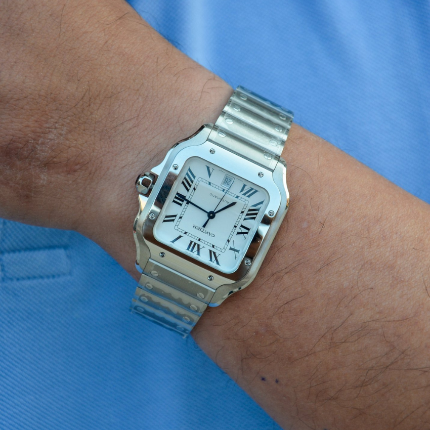 CARTIER 'SANTOS' 'LARGE' 'WSSA0018'