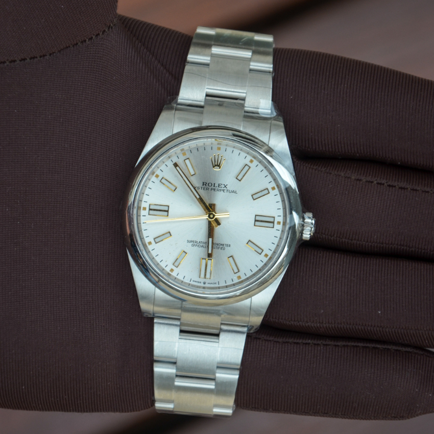 ROLEX 'OYSTER PERPETUAL' 41MM '124300-0001'