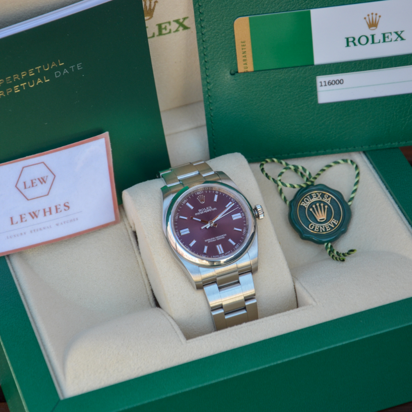 ROLEX 'OYSTER PERPETUAL' 36MM '116000-0010'